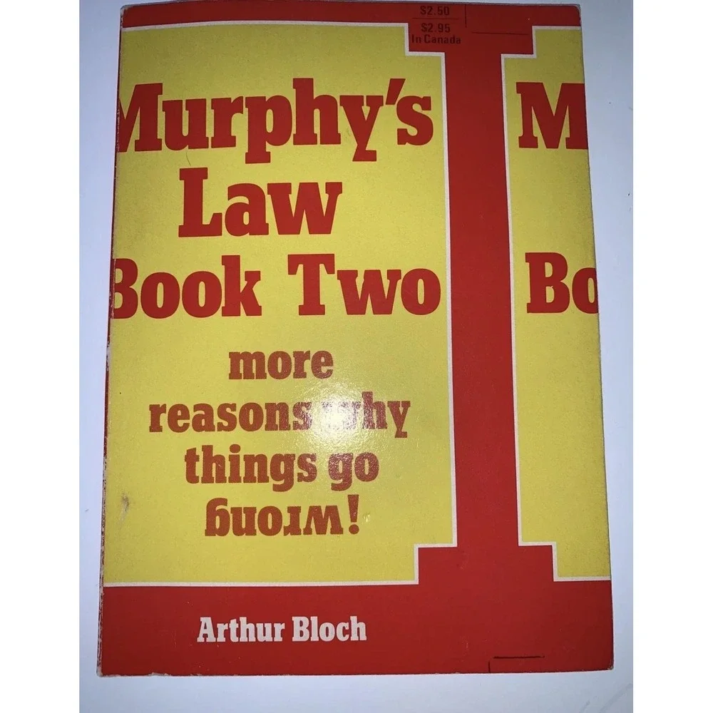 Vintage Murphy's Law Book Two‎ Arthur Bloch Paperback Adult Humor Joke Book